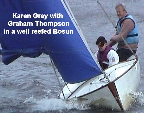 Bosun with Karen Grey on Open day 2003