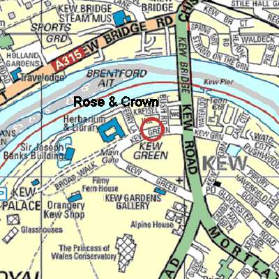 Rose & Crown location