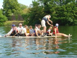 Laser with 11 members aboard