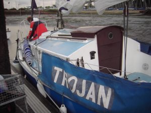 Trogen on the moorings