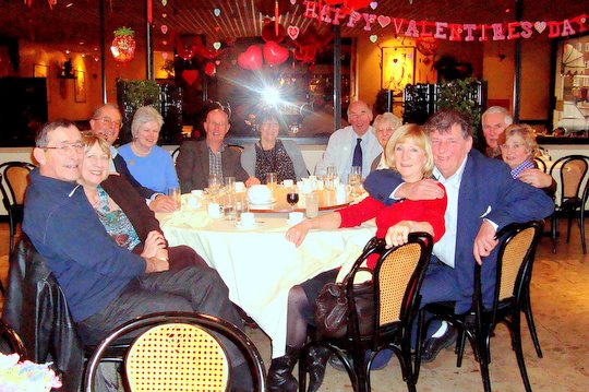 Valentine lunch AQSC group