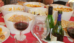 Selection of indian dishes