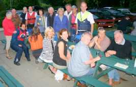 The group at the Weir Hotel