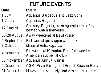 Future Events