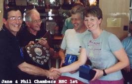 Jane & Phil Chambers prize giving
