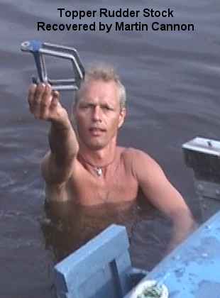 Martin with rudder stock